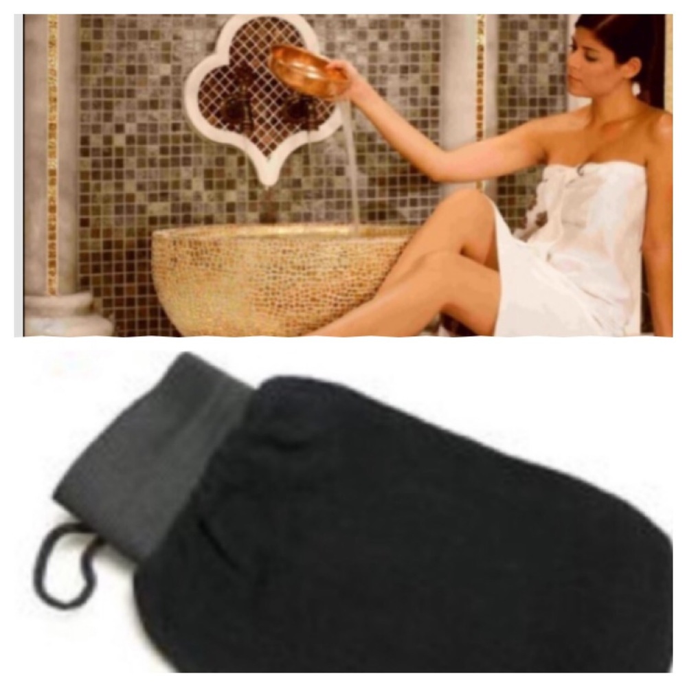 💦Spa Hammam mit exfoliating bath and shower glove